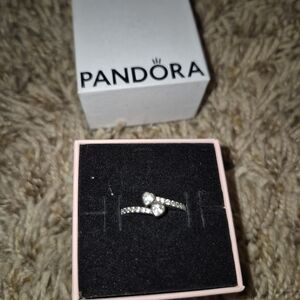 Pandora Silver Heart Ring